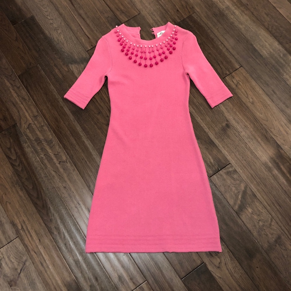 Milly pink sweater dress, size P